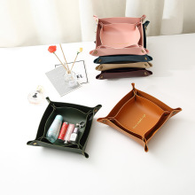 Entryway Storage Box Desktop Leather Living Room玄关收纳盒1