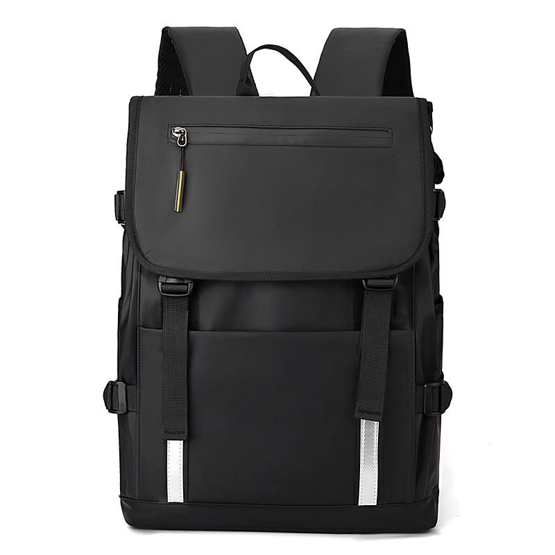 Cross-Border Fashion Men's Backpack Business Commute Computer Backpack Casual Simple Waterproof Backpack Custom Pattern