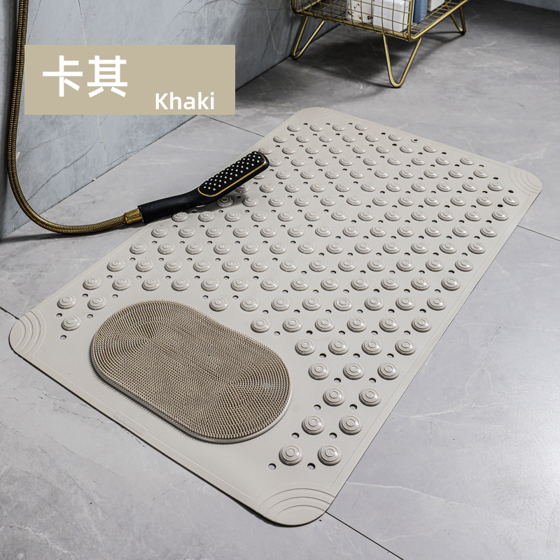 Home Bathroom Non-Slip Bathroom Anti-Slip Mats Shower Toilet Floor Mat Toilet Falling-Resistant Mat Bathtub Massage Mat