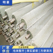 供应 钢丝辊钢丝轮清洗毛刷辊 工业毛刷辊 缠绕型钢丝辊