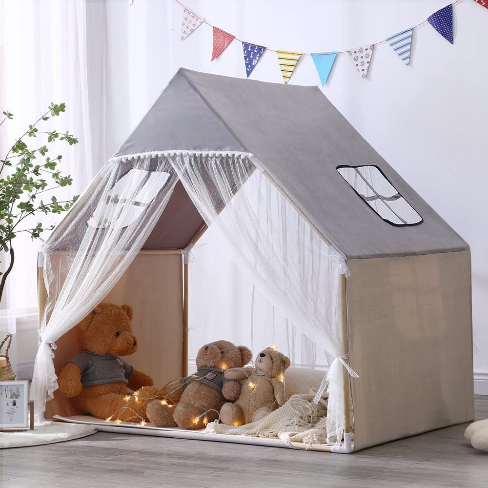 Cross-Border Amazon Children's Tent Tulle Princess Castle Indoor Game House Baby and Infant Toys House