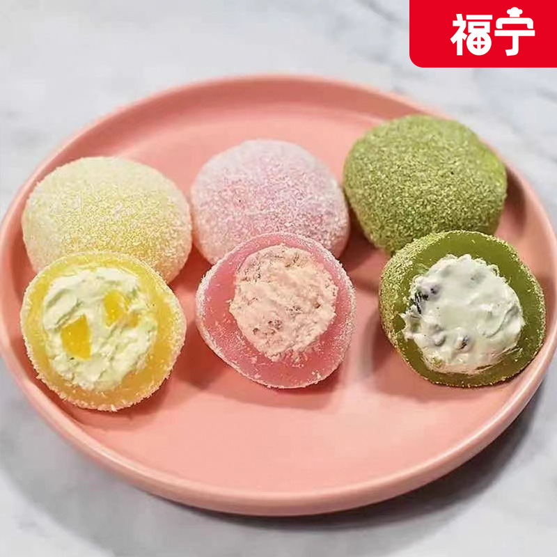 1万袋福宁毛巾卷蛋糕130g抹茶千层慕斯奶油蛋糕冷冻甜品网红糕点代发