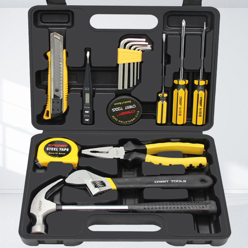 工具箱套装家庭维修组套螺丝刀锤子扳手电工家用五金大全全套组合