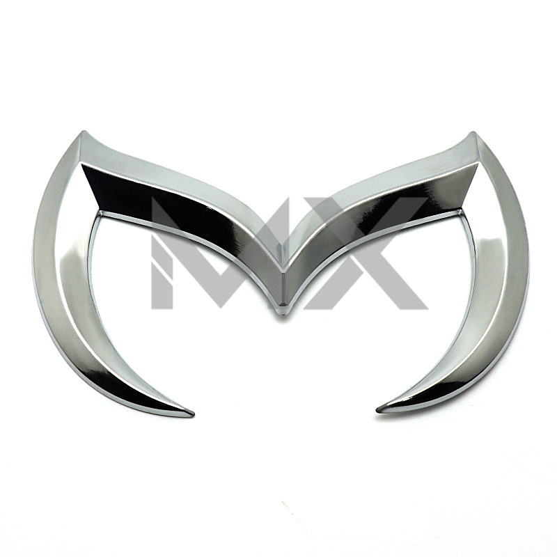 金属蝙蝠标 适用于马自达后尾标 m2/m3/m6/m5 睿翼 改装车标