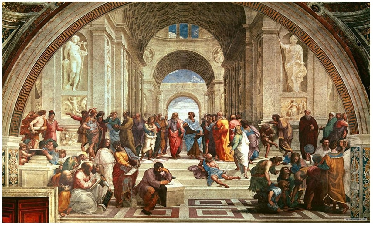 雅典学院拉斐尔宗教人物钻石画