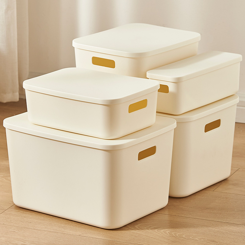 加厚收纳箱收纳盒整理盒家用厨房柜子桌面储物筐抽屉式橱柜杂物篮