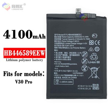 适用于华为 荣耀v30 pro手机hb446589eew全新内置电池电板大容量