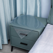 pvc床头柜垫子软玻璃透明桌布防水防烫桌垫正方形垫布盖布盖垫