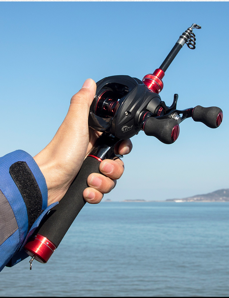 路亚竿套装新款伸缩全套m调超短迷你便携小路亚海竿马口杆鱼竿