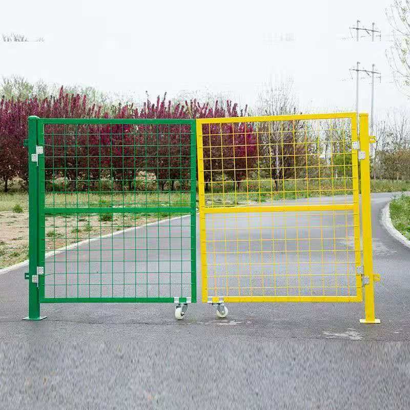 铁丝网护栏网门果园菜园隔离简易门折叠门庭院对开双开栅栏围栏门