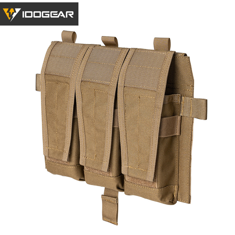 idogear小钢蝎 cp风格avs翻盖三联 战术背心5.