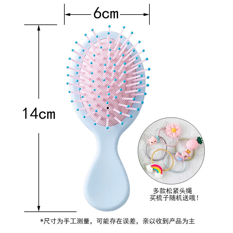 in Stock, Comb Female Airbag Comb Compact Mini Cute Children Girl Korean Style Massage Cushion Comb, Melody