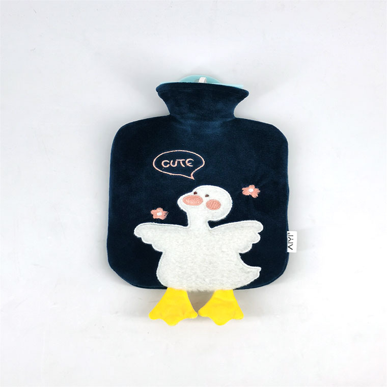 Yongzi PVC Cartoon Duck Heating Pad Comfortable and Soft Hot Water Injection Bag Factory in Stock Wholesale