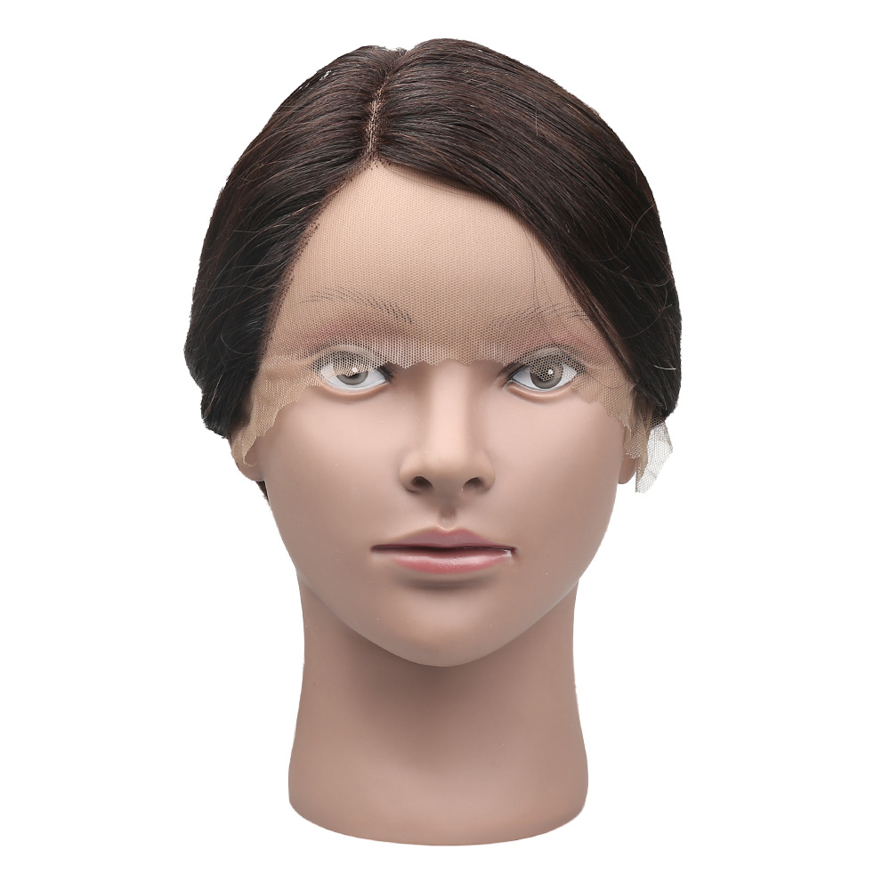 黑人模特头假发人体模型头部假发制作光头模特头假发头假发头模