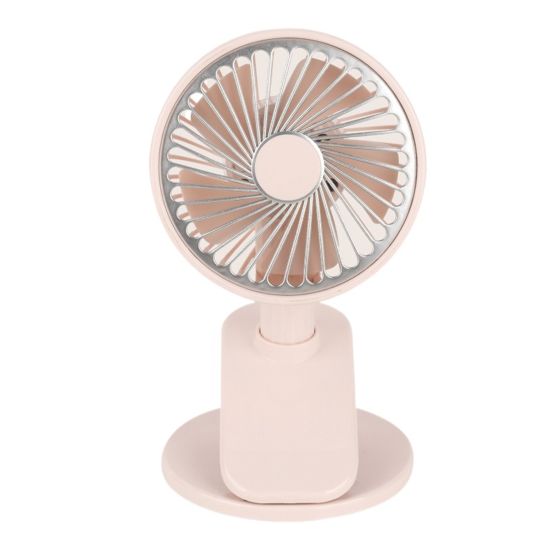 Simple Clip Fan Desktop Usb Charging Mini Student Dormitory Desk Lighting Desktop Little Fan Cross-Border