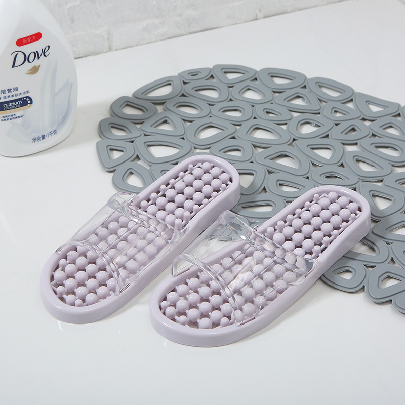 Bathroom Bath Slippers Non-Slip Summer Household Hole Shoes Quick-Drying Massage Hollow Indoor Home Vulnerability Sandals