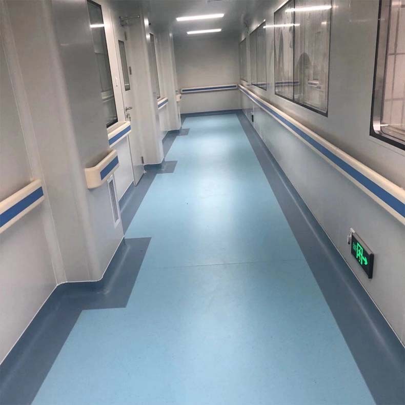 lg优耐特 耐磨防滑pvc塑胶地板 净化室实验室展厅办公室胶地板