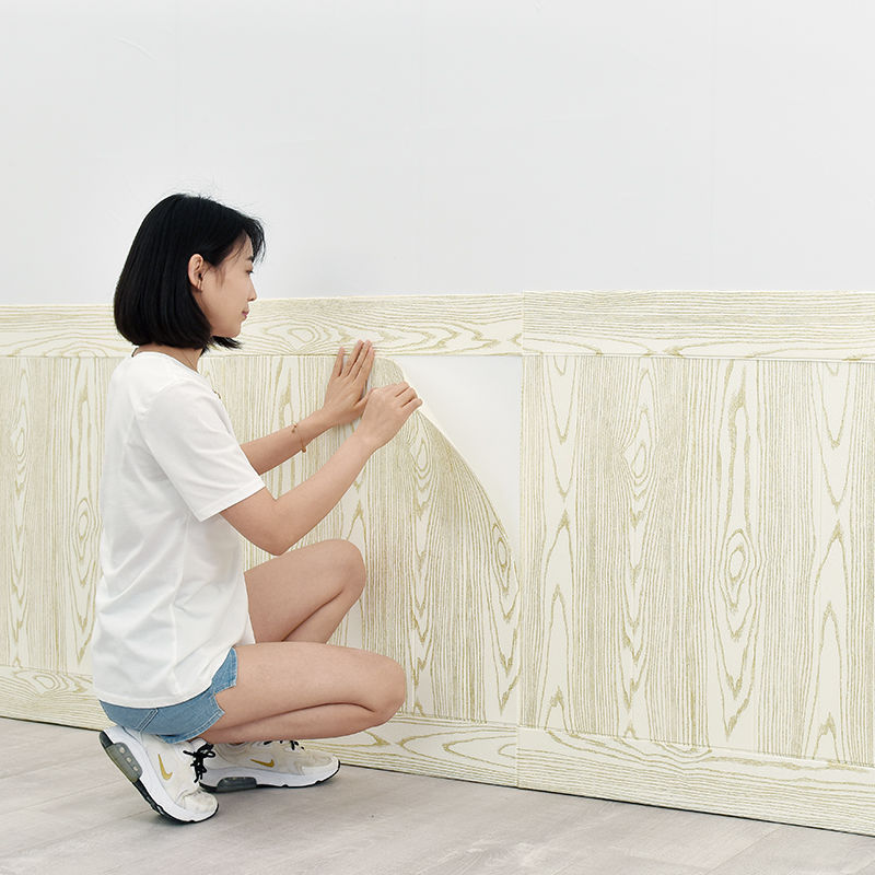 3d墙板墙纸自粘卧室温馨泡沫墙裙护墙板防潮立体墙贴电视背景壁纸