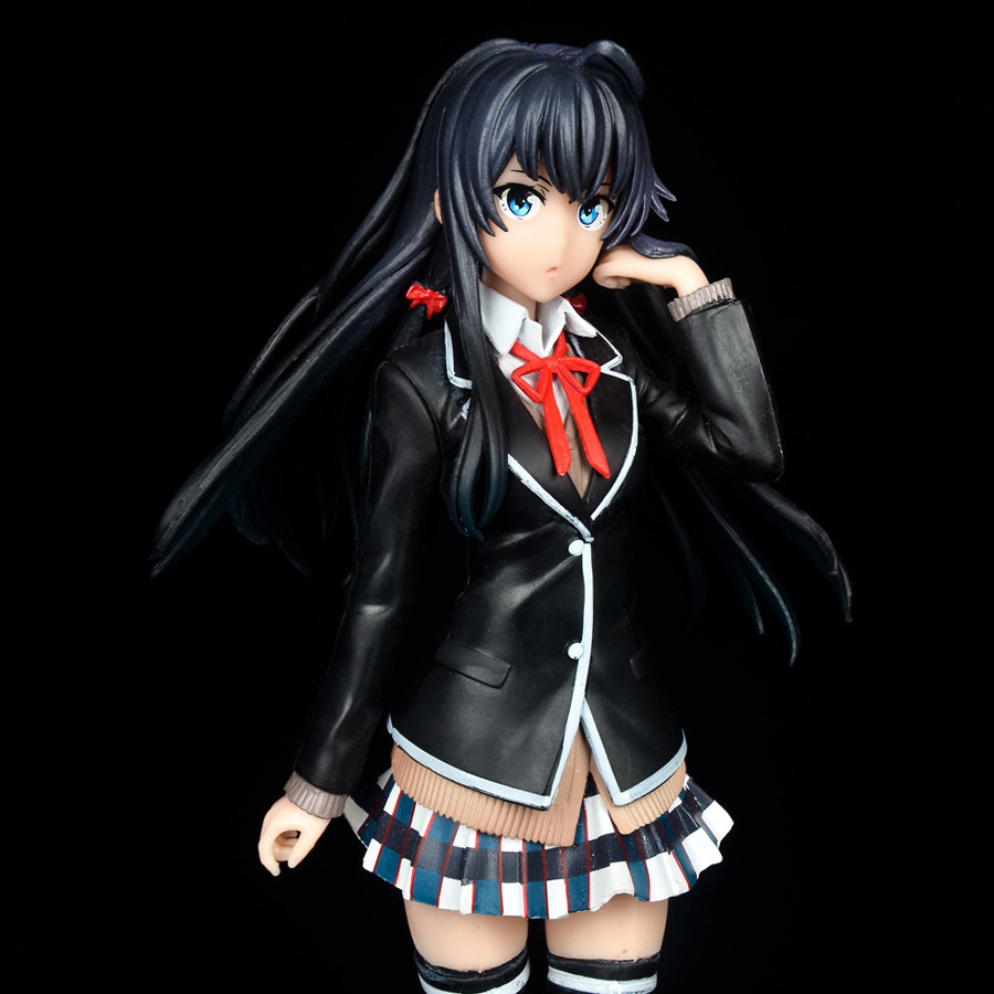 我的青春恋爱物语 雪之下雪乃 冬服校服 站姿 盒装手办公仔摆件