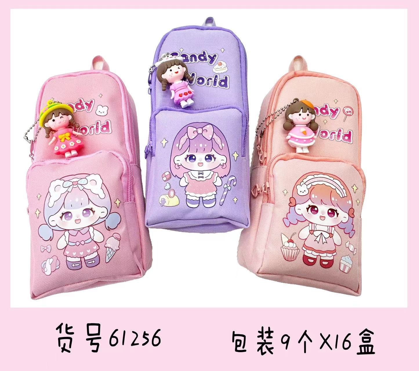 Japanese Style Pencil Case INS Style Stationery Box Buggy Bag Student Cartoon Stationery Bag