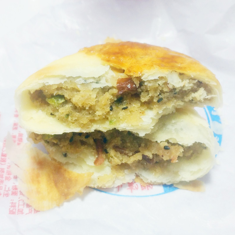 传统老式生油月饼五仁儿时手工湖南湘潭中秋葱油酥皮冬瓜糖新华斋