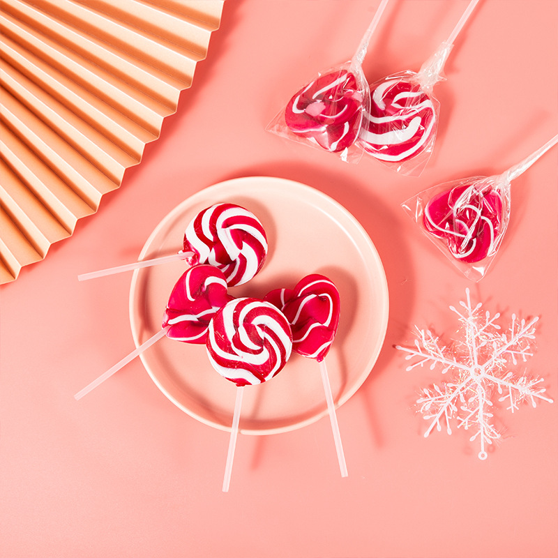 情人节心形棒棒糖20g波板糖创意七夕告白小礼物学生食品批发零食