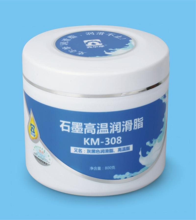 克尔摩石墨高温润滑脂灰黑色润滑脂高温隧道脂km-308高温长寿润滑