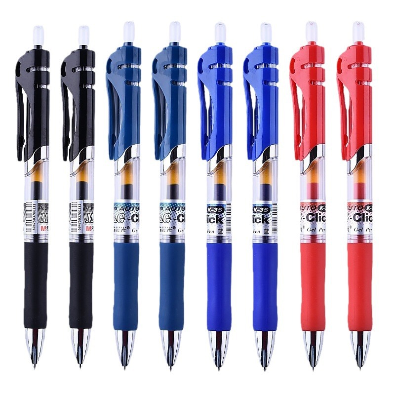 M & G Pen More than Gel Pen Specifications Student Pen Plastic Brush Question Signature Pen Pressing Pen Red Pen Office Stationery Wholesale