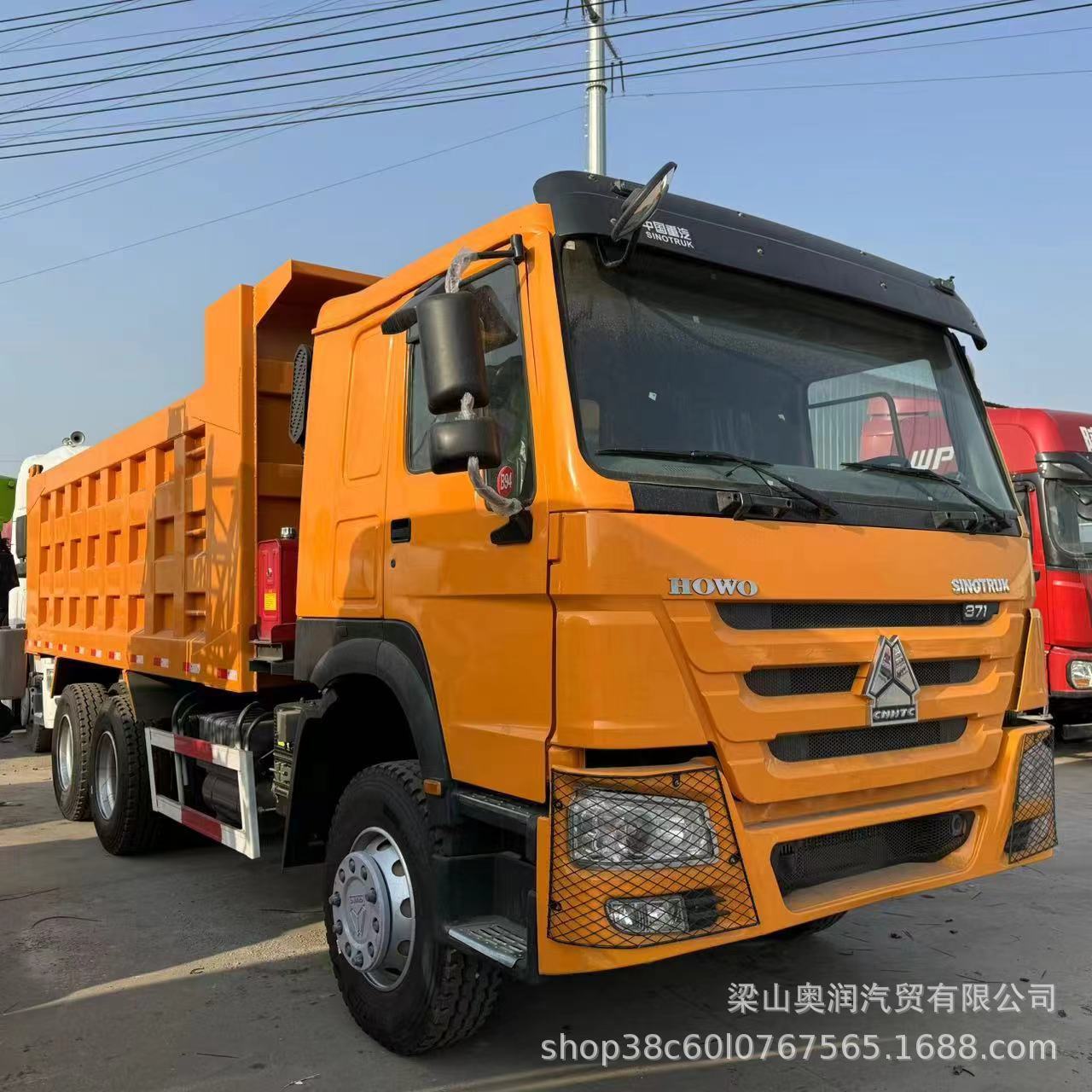 陕汽德龙f3000自卸车6*4翻斗车渣土车跨境非洲东南亚后八轮货车