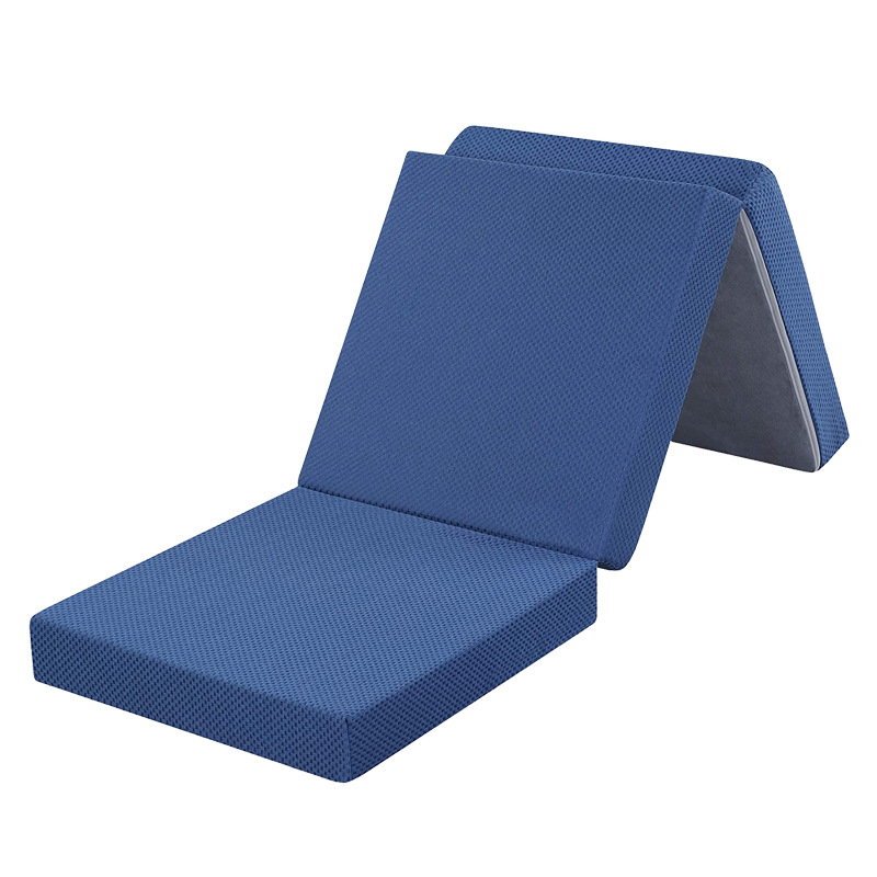 三折床垫便携宿舍单双人折叠海绵垫午休榻榻米高密度泡沫垫子定制