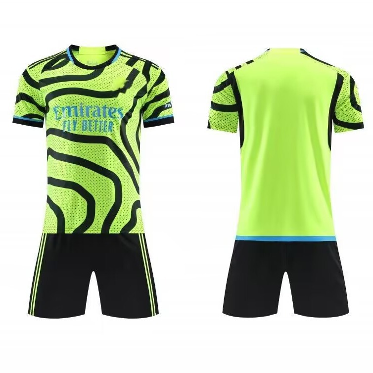 23-24阿森纳客场绿色足球服套装7号萨卡9热苏斯19佩佩球衣比赛服