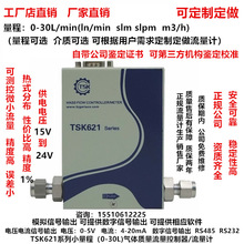 TSK621小量程0-30L(可选量程）氢气氧气氮气丙烷空气质量流量计
