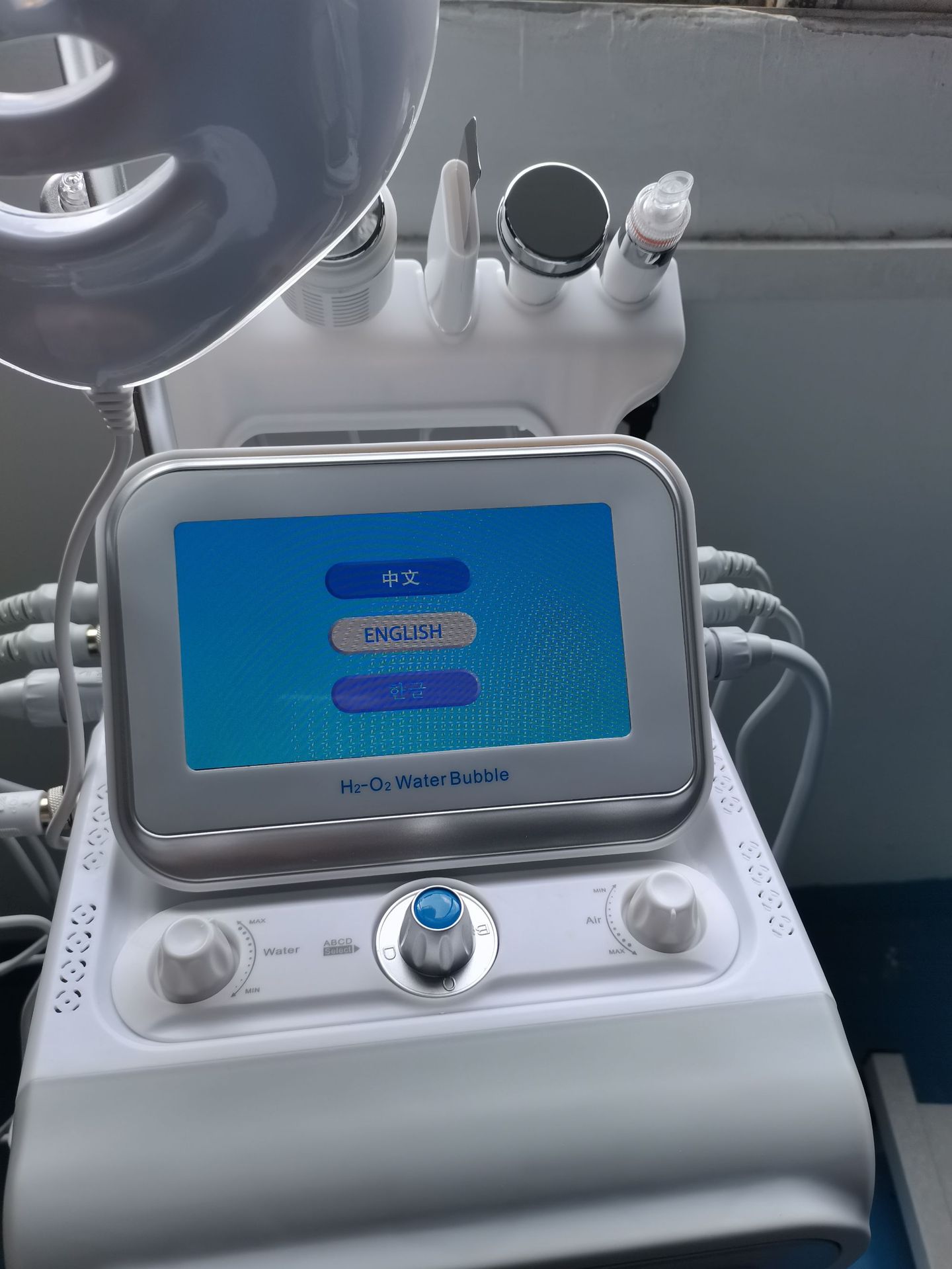 氢氧魔法泡泡机仪器面部清洁毛孔美容芦荟玫瑰香味泡泡水溶液耗材