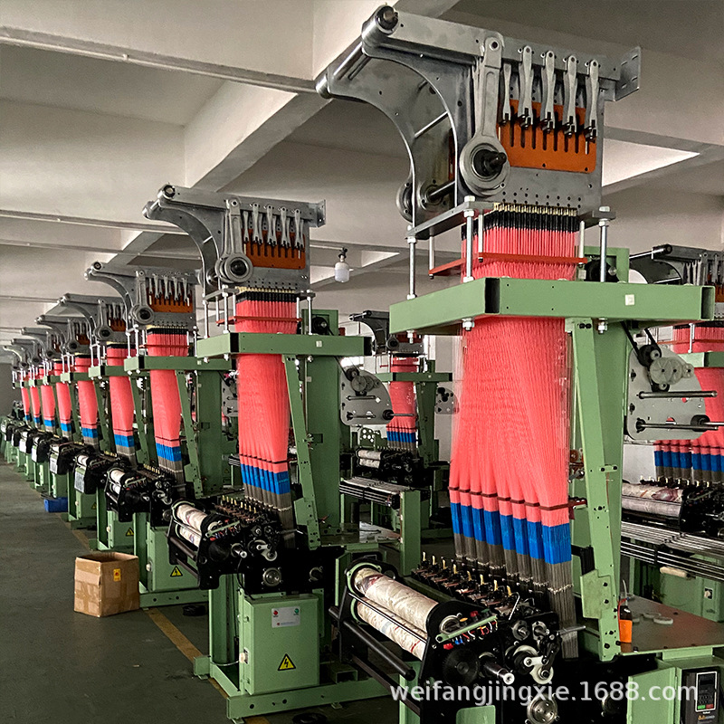 厂家直销高速电脑提花织带机唛机松紧带包边带无梭机德胜精密机械