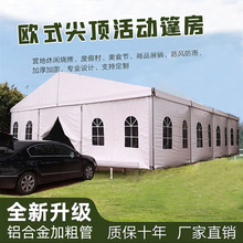 户外欧式尖顶帐篷展销仓储会车展活动帐篷大型婚礼婚庆大篷房