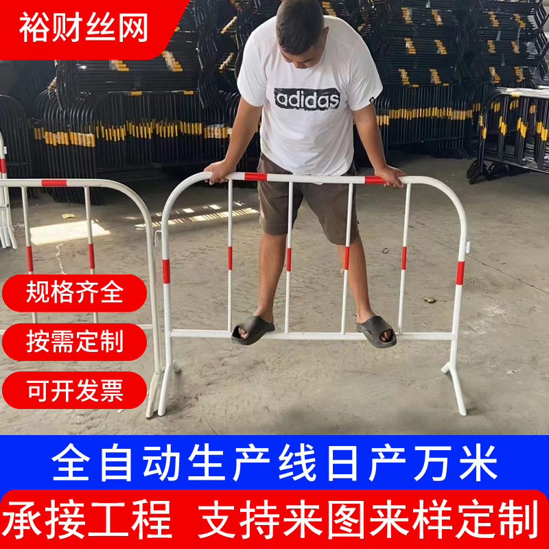 铁马护栏镀锌管临时施工围栏商场隔离栏道路移动安全防护围挡定制