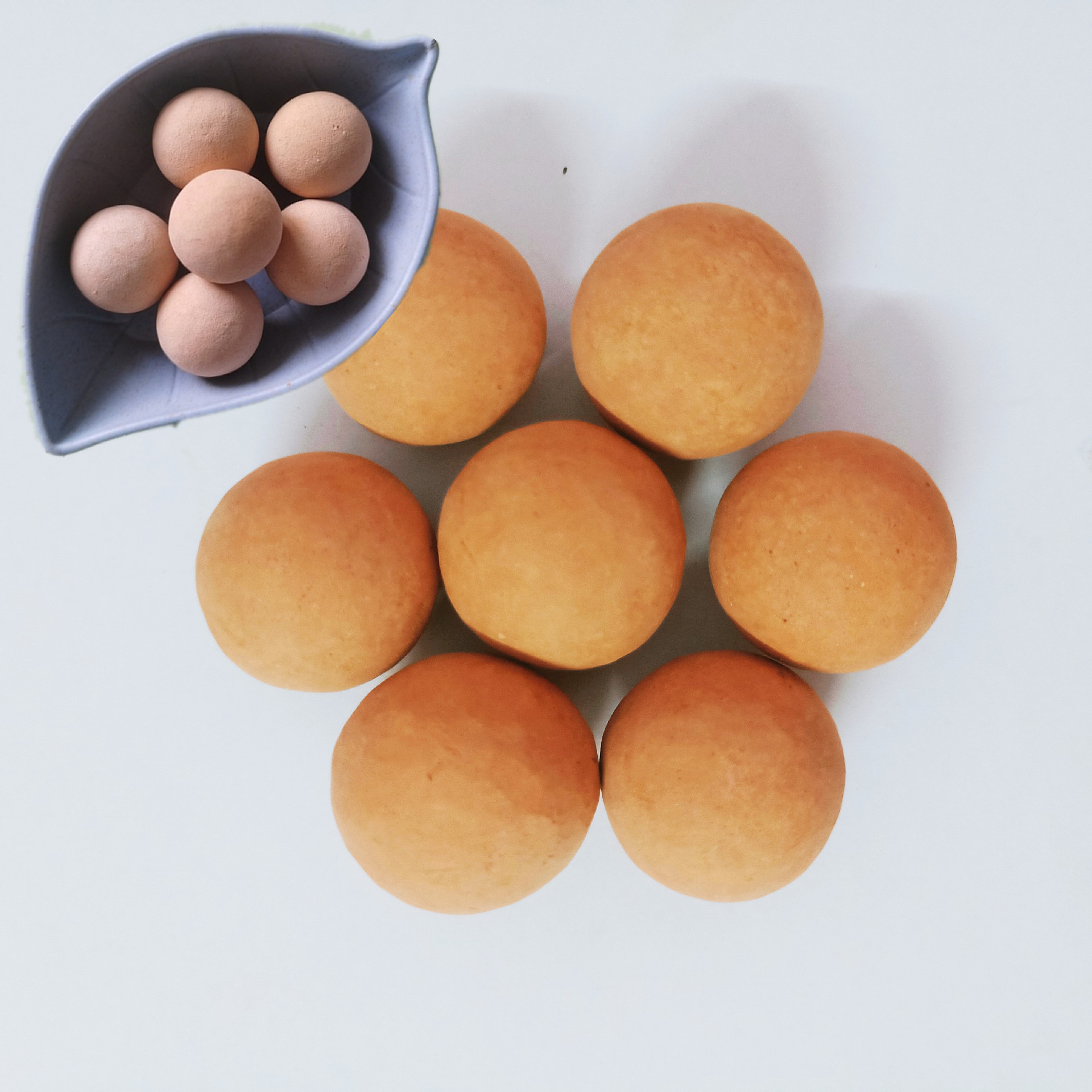 面部吸油火山石美容球 面部清洁按摩用火山石吸油球2公分