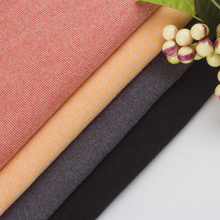 厂家直供跨境电商流行德绒牙签条面料时尚秋冬打底内衣复合里布