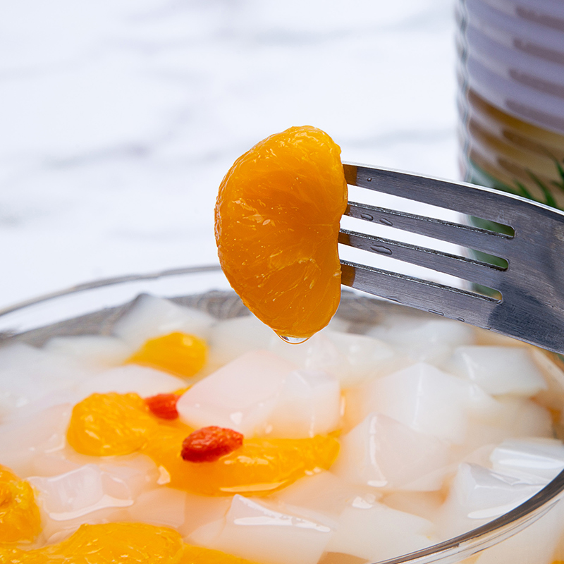 什锦罐头3kg大罐商用3公斤黄桃橘子饭店冷饮水果捞用水果罐头