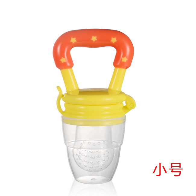 Baby Fruit and Vegetable Le Fruit Supplement Happy Bite Silicone Net Pocket Baby Feeding Tableware