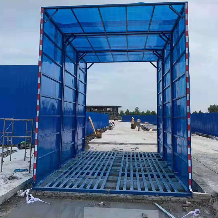 0成交0台中旺半封闭式工地洗车机 工程车辆洗轮机厂家 自动工程洗车机