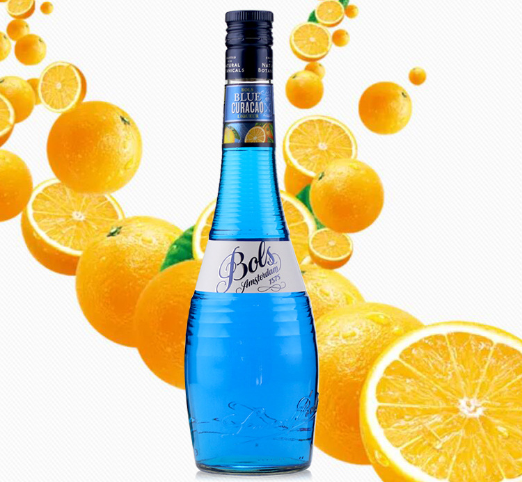 进口bols波士白橙皮力娇酒荔枝味蓝香橙蜜桃薄荷利口酒鸡尾酒基酒