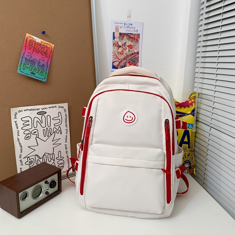 2022 New Fresh Schoolbag Female Korean Style High School and College Student Backpack Junior High School Student Simple Middle School Student Backpack