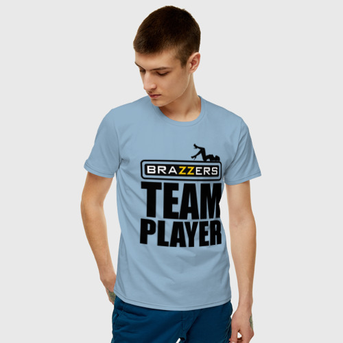 2021年新款男式brazzers品牌 3d印花 厂家批发 字母短袖多色