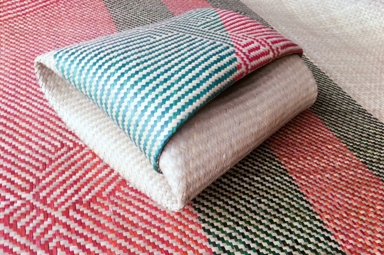 编织草席纯可折叠草席老式蒲草席广东草席