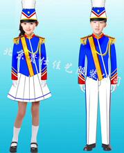 2016新款升旗手服装中小学生少先队员管乐队仪仗队鼓手鼓号服