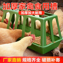 喂鸡食槽养鸡鸡笼喂食器养殖设备饲料桶自动喂鹅鸭喂鸡盆家用