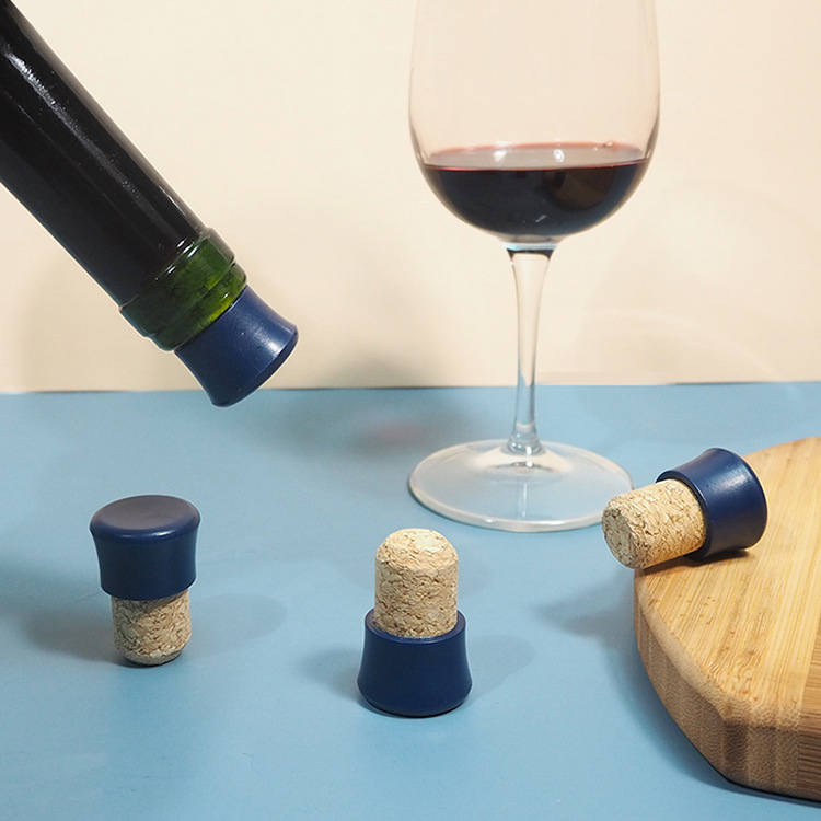 fackelmann德国法克曼 软木塞红酒瓶 塞软木塞4件装瓶塞红酒塞