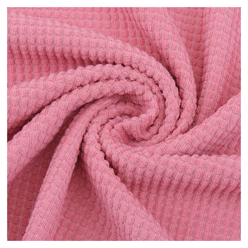 Polyester Disposable Cotton Corduroy Warp Knitted Stretch 8 Sunken Stripe Corn Bag Pillow Wide Leg Pants Fabric