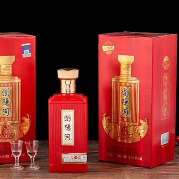 浏阳河酒鸿运v6酱香风格酒475ml高档礼盒6瓶整箱批发送礼代发